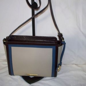 Brahmin CARRIE Sand Westport Tri Texture Crossbody